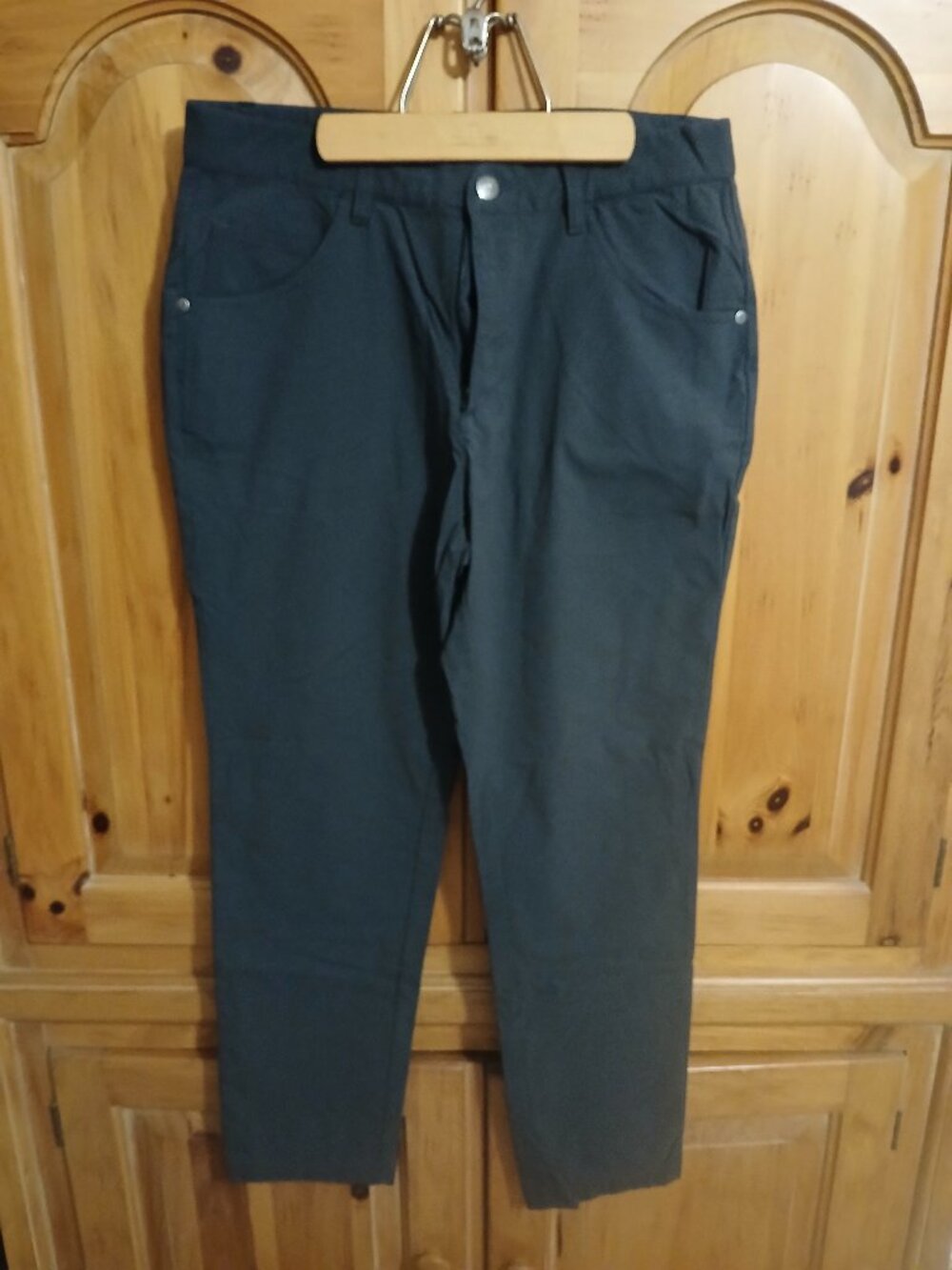 Adidas Adicross Mens Golf Pants Size 30x30 Gray Performance Stretch 5Pocket